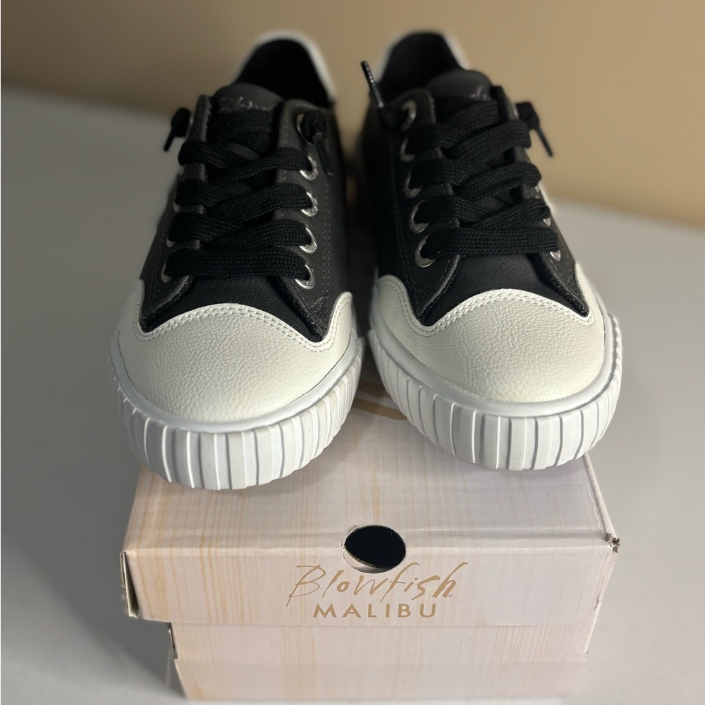Blowfish Malibu Black and White Sneakers
